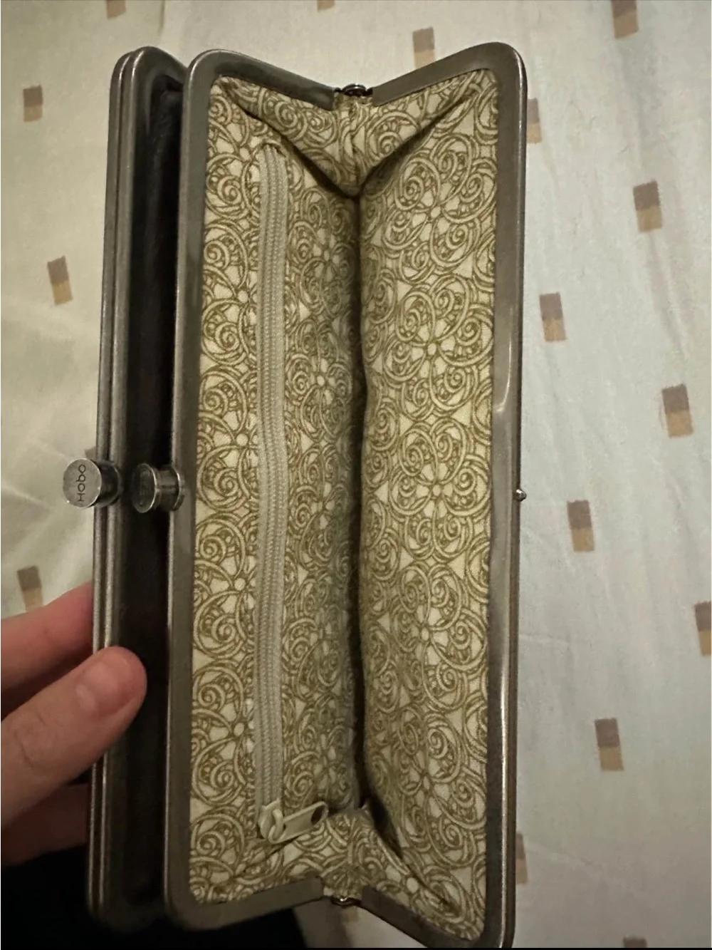 Genuine HOBO Brown Leather Women’s Clutch Wallet